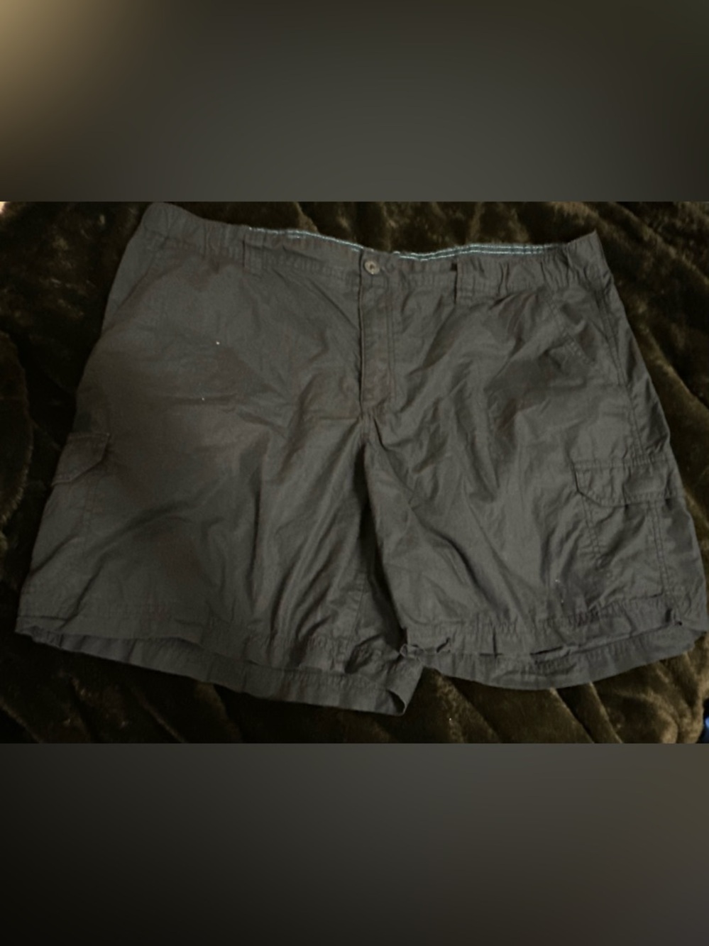 Columbia Washed Out Cargo Shorts NAVY Mens 44" W x 8" L Blue Big & Tall